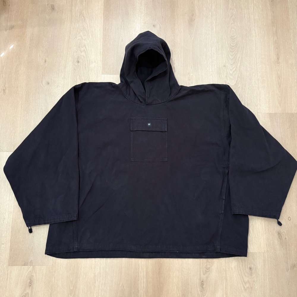 YZY GAP Engineered Balenciaga Anorak Pullover Large Hooded Jacket Oversize Kanye